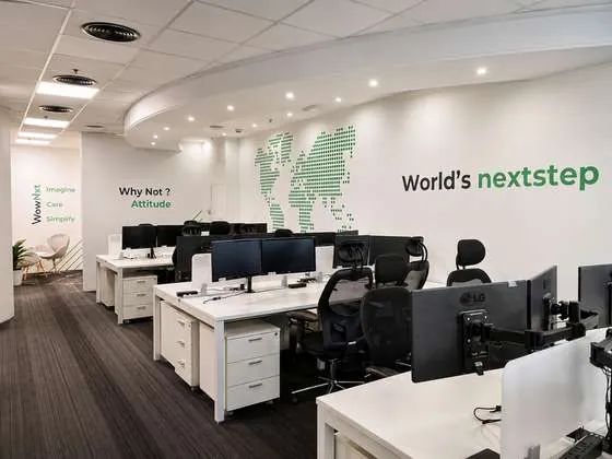 Dubai Outsource City office fit-out, 150 Sqm