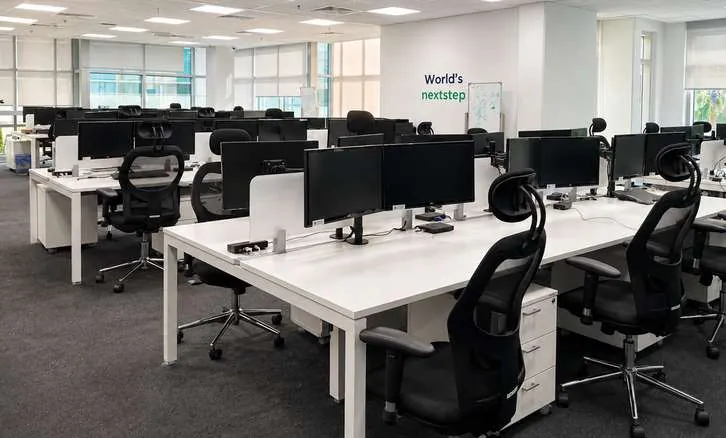 Dubai Outsource City office fit-out, 150 Sqm